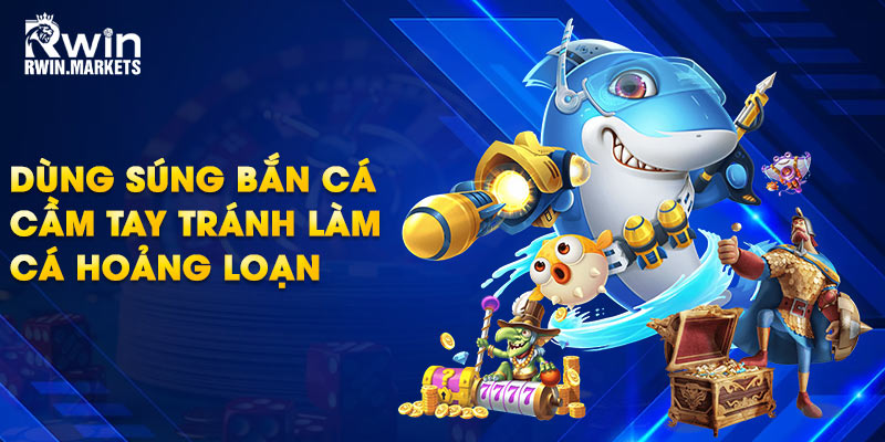 Dùng súng bắn cá cầm tay tránh làm cá hoảng loạn